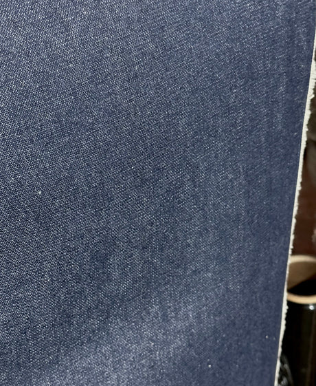 USA Made Dark Indigo Denim Ring Spun 100 Percent Cotton Fabric - Dark Indigo Blue, Denim, 68" Width (By The Yard)