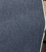 1 Yard USA Made 10 oz Dark Indigo Denim Fabric Ring Spun 100% Cotton, 68" Wide Heavyweight Material