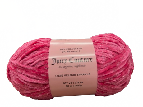 Velour Sparkle Yarn 107 Yards