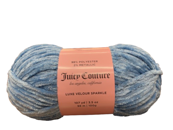 Velour Sparkle Yarn 107 Yards