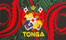 Traditional Tattoo Kingdom Of Tonga Seal Polyester Fabric - Purple, Black, Hunter Green, Brown, Navy Blue, 68" L x 44" W (1 Piece)