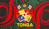Traditional Tattoo Kingdom Of Tonga Seal Polyester Fabric - Purple, Black, Hunter Green, Brown, Navy Blue, 68" L X 44" W (1 Piece)