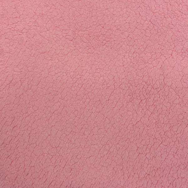 Sherpa Faux Fur Polyester Fabric - Solid, 60" Width (1 Yard)