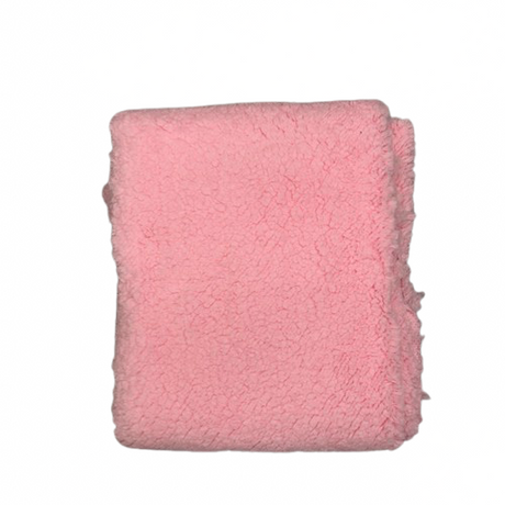 Sherpa Faux Fur Polyester Fabric - Solid, 60" Width (1 Yard)