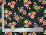 1 Yard Techno Crepe Knit Floral Print Fabric Soft Stretch 60 Inch Width