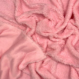 Sherpa Faux Fur Polyester Fabric - Solid, 60" Width (1 Yard)