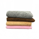 Sherpa Faux Fur Polyester Fabric - Solid, 60" Width (1 Yard)
