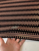 Stretch Mirror Sequin Knit Rose Gold