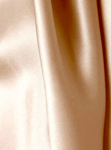 Stretch Silk Charmeuse Gold Champagne