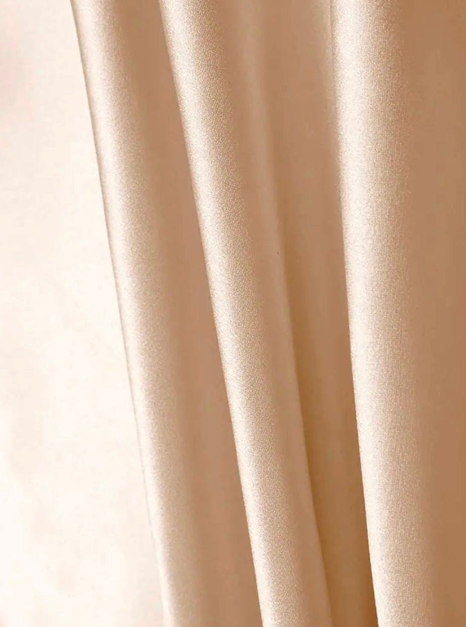 Stretch Silk Charmeuse Gold Champagne