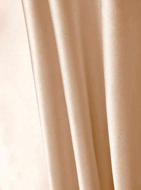 Stretch Silk Charmeuse Gold Champagne