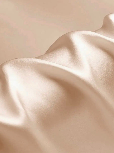 Stretch Silk Charmeuse Gold Champagne