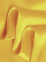 Yellow Silky Stretch Satin