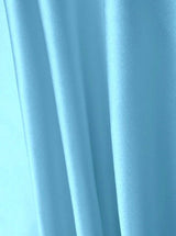 Stretch Silk Satin Baby Blue