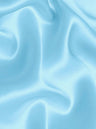 Stretch Silk Satin Baby Blue