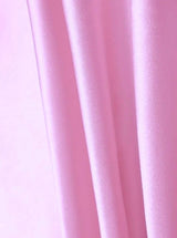 Baby Pink Stretch Satin