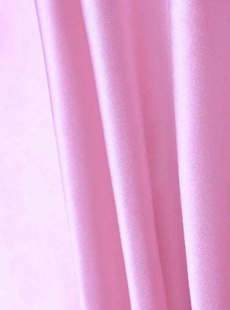 Baby Pink Stretch Satin