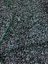 Stretch Beaded Sequin Lace Green-Silver