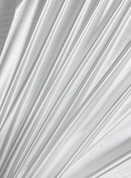 Shiny Nylon Spandex White