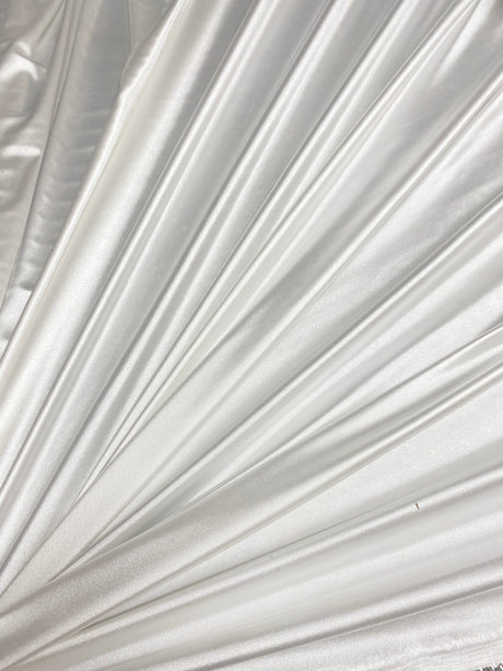 Shiny Nylon Spandex White