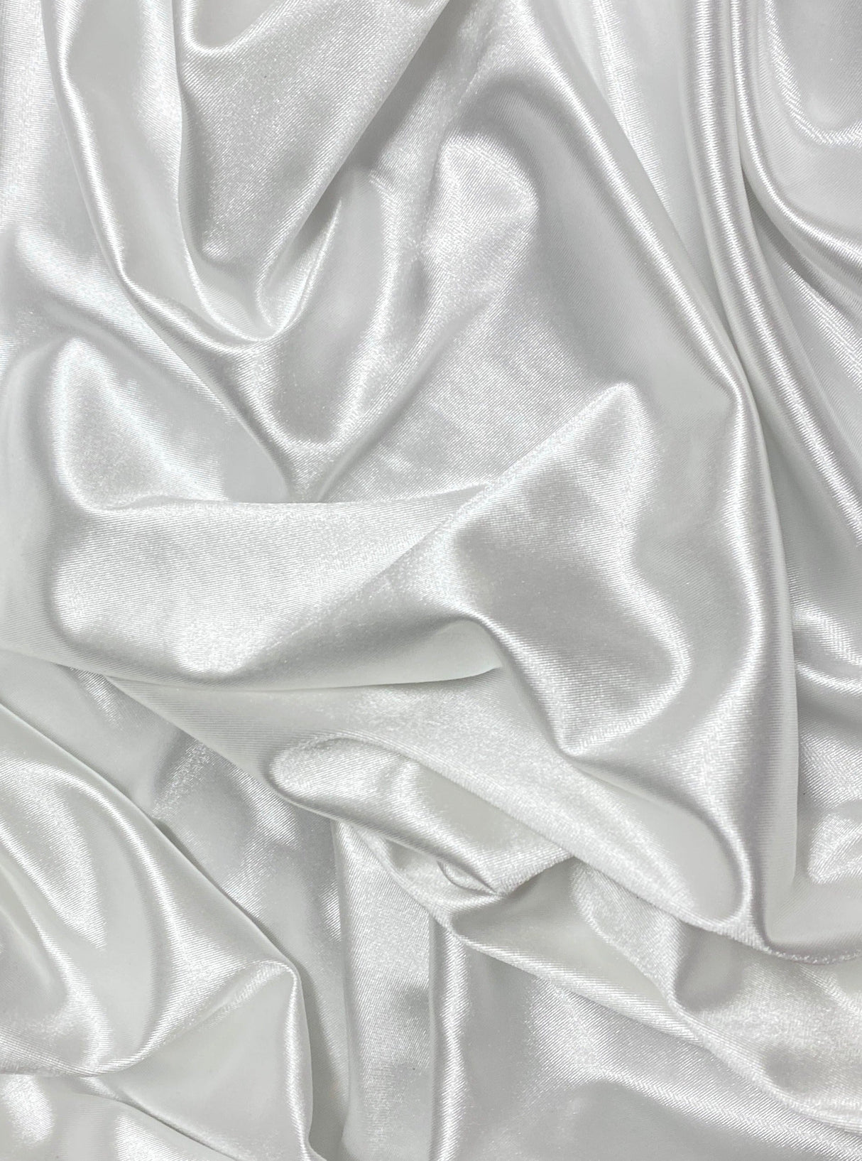 Shiny Nylon Spandex White