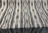 Modern Ariel Pewter Chenille Fabric - Pewter Alyssa Pattern, 58" Width (1 Yard)