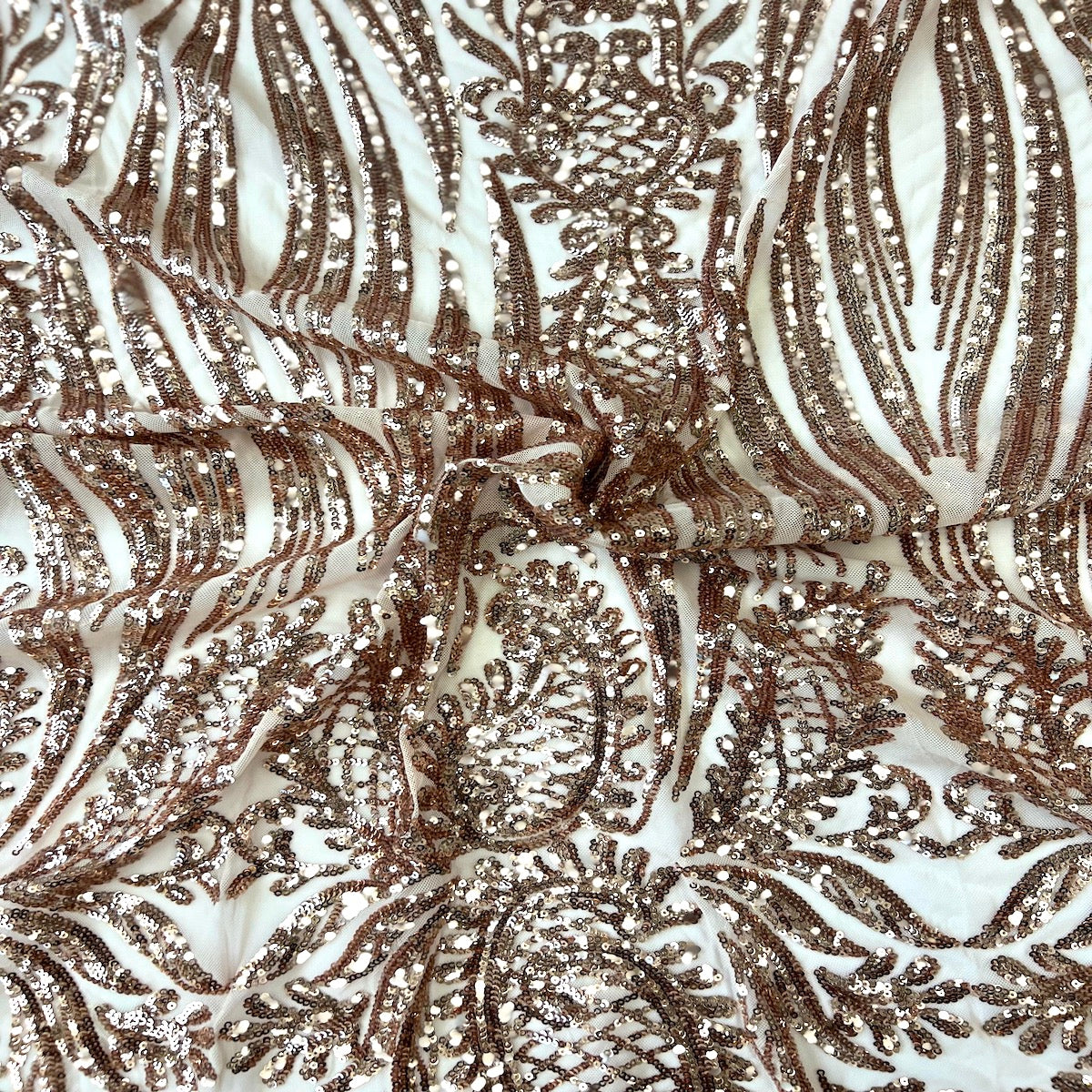 Stretch Sequins Lace Fabric