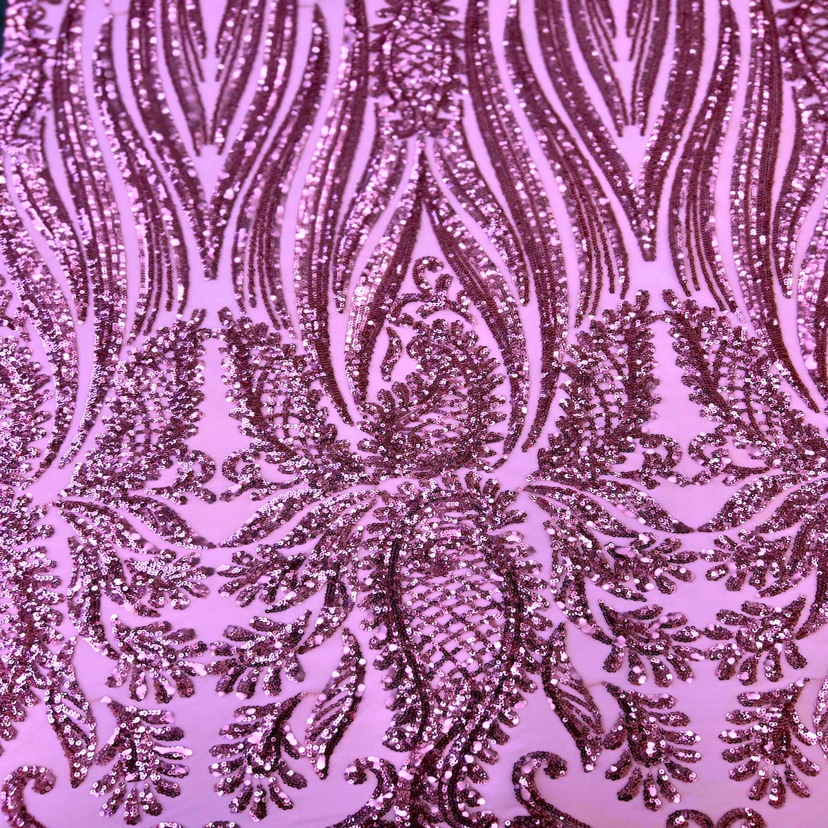 Stretch Sequins Lace Fabric