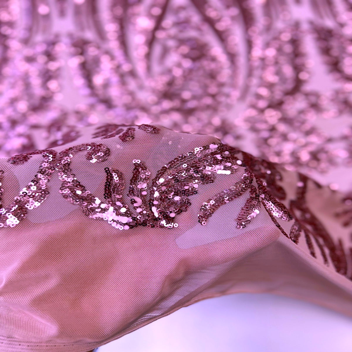 Stretch Sequins Lace Fabric