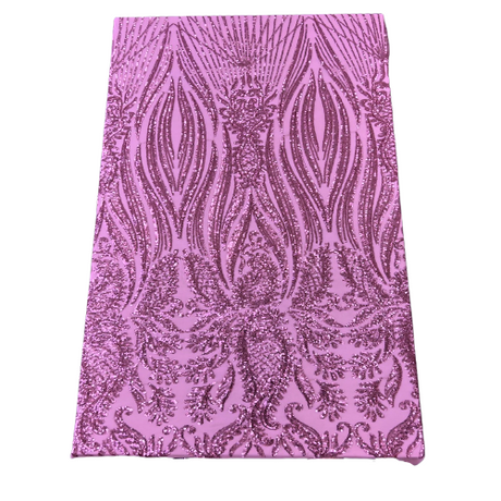 Stretch Sequins Lace Fabric
