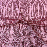 Stretch Sequins Lace Fabric