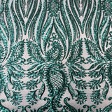 Stretch Sequins Lace Fabric
