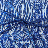 Stretch Sequins Lace Fabric