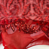 Stretch Sequins Lace Fabric