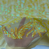 Stretch Sequins Lace Fabric