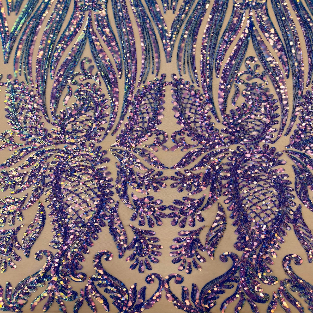 Stretch Sequins Lace Fabric
