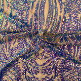 Stretch Sequins Lace Fabric