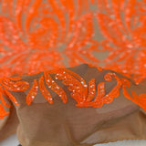 Stretch Sequins Lace Fabric