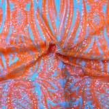 Stretch Sequins Lace Fabric
