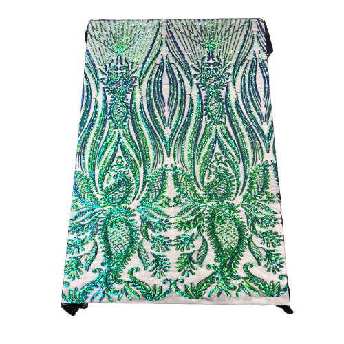 Stretch Sequins Lace Fabric