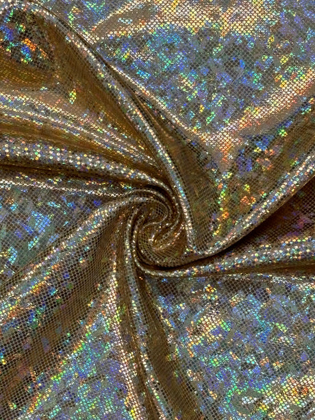 Shattered Glass Nylon Spandex Fabric - Shattered Glass Print, 58"/60" Width (1 Yard)