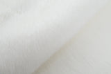 Renne Area Rug Bed Cover Collection Faux Fur Fabric - White, Tip Dye Gray, Animal Shape, 5' X 8', 2' X 6', 2' X 3' (1 Unit)