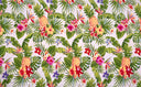 Polyester Sarong Tropical Paradise Islands Fabric