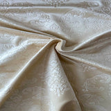 Damask Embossed Velvet Fabric - Damask Pattern, 55" Width, 100% Polyester (1 Yard)