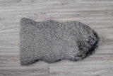 Renne Area Rug Bed Cover Collection Faux Fur Fabric - White, Tip Dye Gray, Animal Shape, 5' X 8', 2' X 6', 2' X 3' (1 Unit)