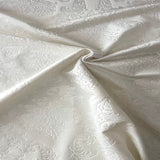 Damask Embossed Velvet Fabric - Damask Pattern, 55" Width, 100% Polyester (1 Yard)