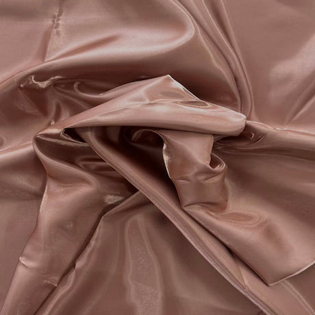 Crystalized Reflective Liquid Bridal Satin Fabric - 100 Percent Polyester Fabric, Solid, 59/60" Width (1 Yard)
