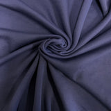 Sweatshirt Knit Fleece Polyester Cotton Fabric - Navy, Black, White, 62" Width, 400 GSM (1 Yard)