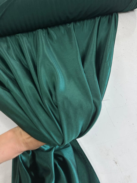 Shiny Nylon Spandex Hunter Green