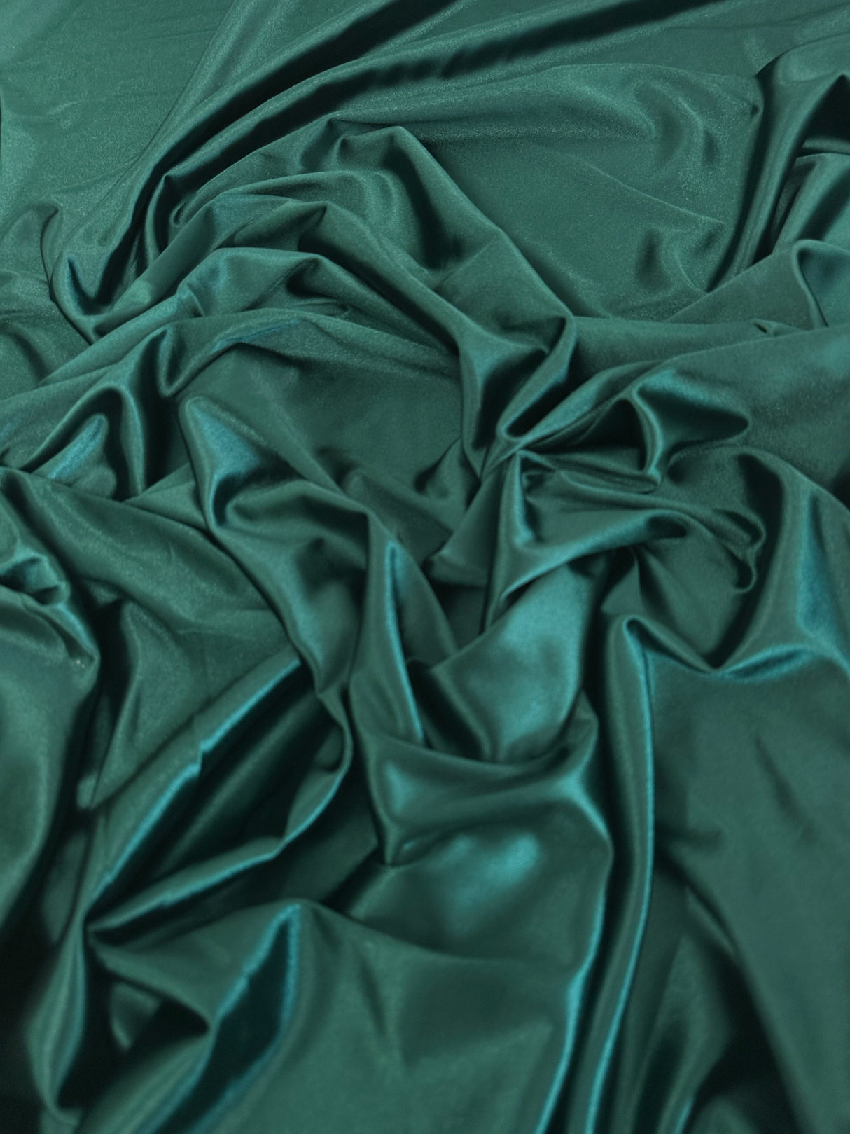 Shiny Nylon Spandex Hunter Green